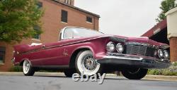 GLM 143 1961 Imperial Crown Convertible Dubonnet Poly/Cream STUNNING! RARE