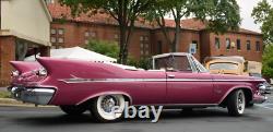 GLM 143 1961 Imperial Crown Convertible Dubonnet Poly/Cream STUNNING! RARE