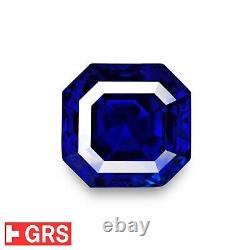 GRS Certified ROYAL BLUE Sapphire 9.23 Ct. Natural Untreated LOUPE-CLEAN Rare