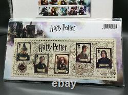 Harry Potter Royal Mail Unopened Stamps & Rare Promotional Stand Royal Mail