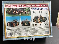 IMPERIAL GUARD ARMOURED FIST SQUAD RARE Warhammer 40k OOP, White Metal SEALED 98