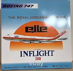 INFLIGHT 200 Boeing 747-200 ALIA Royal Jordanian JY-AFA Prince Ali RARE SOLD OUT