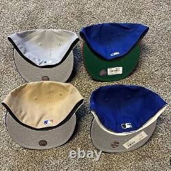 Kansas City Royals New Era 59fifty Fitted Hats Sz 7 5/8 New Lot Of 4 Rare