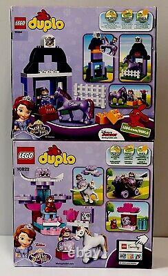 LEGO DUPLO Sofia the First 10822 Magical Carriage & 10594 Royal Stable RARE/NIB