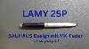 Lamy 25p Bauhaus Design Mit Seltener Mk Feder English Spanish Subtitles