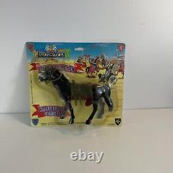 Legends of knights and dragons battle charger horse Black Imperial 1992 Toy Rare