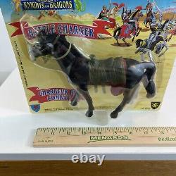 Legends of knights and dragons battle charger horse Black Imperial 1992 Toy Rare