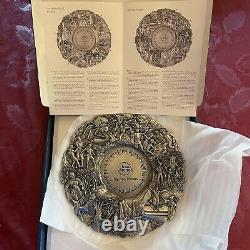 Lord Of The Rings Royal Selangor Pewter Plate The Two Towers RARE