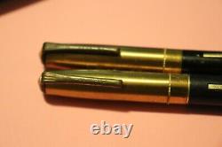 Lot of 2 RARE Imperial Made in USA Double Nib Fountain Pens
