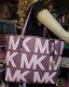 Michael Kors Jet Set Royal Pink Multi Md Carryall Tote Bag? Rare