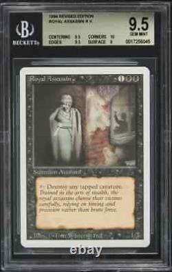 MTG Revised Royal Assassin BGS 9.5 Gem Mint with10 Subgrade