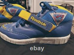 Men's, Vintage RAD Skateboard/BMX Royal Blue/Yellow Sneakers RARE sz 8.5