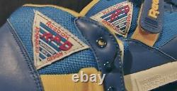 Men's, Vintage RAD Skateboard/BMX Royal Blue/Yellow Sneakers RARE sz 8.5