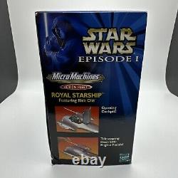 Micro Machines Star Wars Episode 1 Royal Starship Featuring Rick Oile VERY RARE