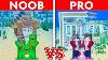 Mikey Vs Jj Family Noob Vs Pro Underwater House Build Challenge In Minecraft