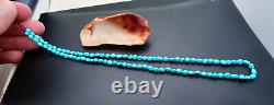 NEW FINE RARE AAAAA AZ SLEEPING BEAUTY TURQUOISE With MATRIX NUGGET BEAD STRAND