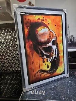 NEW LARGE RARE Limited Edition print 24/25'Imperial Skull' Chartfords