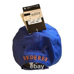 NEW Nike Hybrid RF Roger Federer Hat Deep Royal Blue / Orange 371202-478 Rare