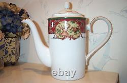NEW Noritake ROYAL HUNT Coffee Pot (server) red dogs NEW IN BOX & VERY RARE