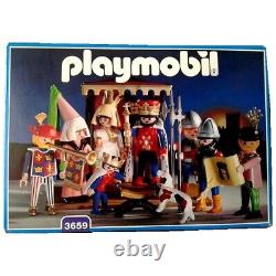 NEW Playmobil 3659 King and His Royal Court Tent Medieval Knight Vintage Rare