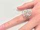 New Rare Clogau 9ct White & Rose Gold Royal Roses Diamond Ring £1640 Off! Size O