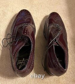 NEW RARE Florsheim Royal Imperial Cordovan Wingtips Size 9E 97323