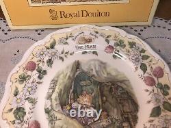 NEW RARE Royal Doulton Brambly Hedge The Plan 8 Salad Plate With Box