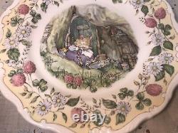 NEW RARE Royal Doulton Brambly Hedge The Plan 8 Salad Plate With Box