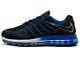 Nike Air Max 2015 Black/game Royal/silver Size 11 New Withbox Rare (dd9793-001)