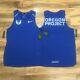 Nike Breathe Oregon Project Running Singlet Royal Blue Reflective Spellout Rare