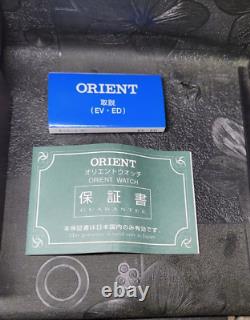 NOS Discon Rare Orient Japan DD Jubilee Royal Blue Dial EV0H-A00 Set