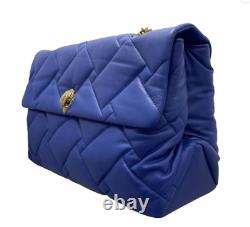 NWT Kurt Geiger London XXL Kensington Soft Quilted Bag Purse Royal Blue Rare