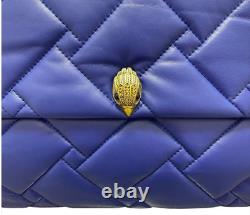 NWT Kurt Geiger London XXL Kensington Soft Quilted Bag Purse Royal Blue Rare