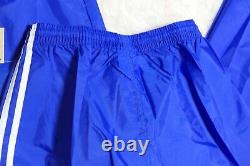 NWT Rare Adidas Vintage Nylon Royal Blue Track Pants Men's Adult Small