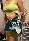 Nwt Royal Juicy Couture Kings Pond Bowling/doctor Bag Teal Velour Vintage Rare