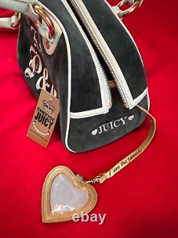 NWT Royal Juicy Couture Kings Pond Bowling/Doctor Bag Teal Velour Vintage RARE