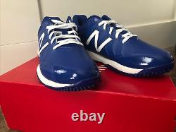 New Balance Turf Athletic Baseball Shoes Kids 5 Royal Blue Rare