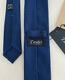New Drakes London Tie Rare Royal Blue Large Knot Grenadine Silk Hand Rolled