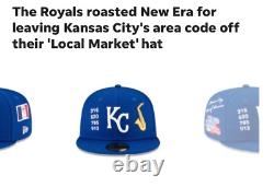 New Era Local Market 2021 Kansas City KC Royals Error Hat Size 7 1/2 RARE