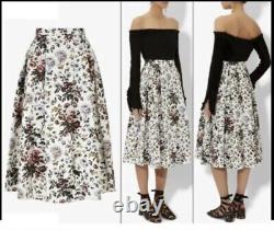 New Rare Erdem Imari Floral Rose Hurst Skirt Aso Royal Kate Size Uk 8, USA 4