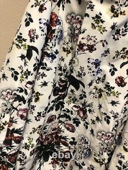 New Rare Erdem Imari Floral Rose Hurst Skirt Aso Royal Kate Size Uk 8, USA 4