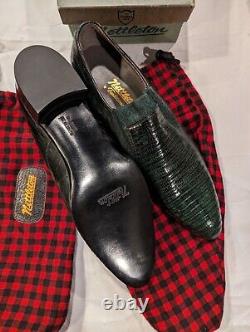 New Rare NOS Nettleton Dress loafers Green 11 AA N Dead stock