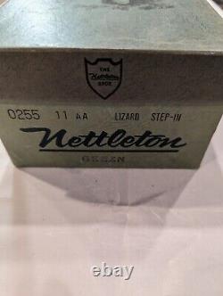 New Rare NOS Nettleton Dress loafers Green 11 AA N Dead stock