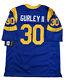 New Rare Vintage Todd Gurley Mens Blue Medium Limited Nike Stitched Jersey Nwt