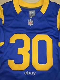 New Rare Vintage Todd Gurley Mens Blue Medium Limited Nike Stitched Jersey NWT