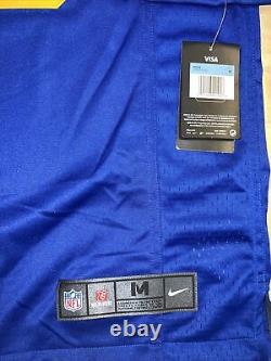 New Rare Vintage Todd Gurley Mens Blue Medium Limited Nike Stitched Jersey NWT