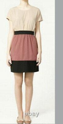 New Rare Zara Black, Pink Color block Dress ASO Royal Pippa Small
