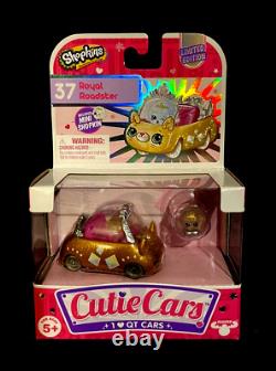 New Shopkins Cutie Car Series 1 Royal Roadster #37 Ultra Rare Limited Edition