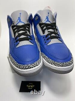 Nike Air Jordan 3 Retro Varsity Royal Cement Size 14 Blue Black Rare CT8532-400