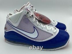 Nike Air Max Lebron 7 Sz 13 Dodgers DJ5158-100 White Royal Rare Limited LA LBJ